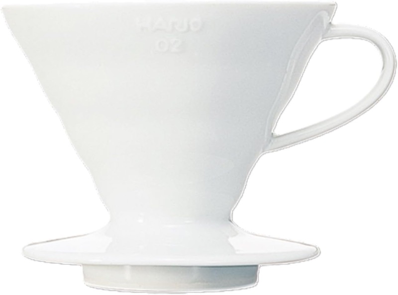 White Hario V60 ceramic dripper size 02